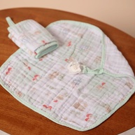 Papi Textil Paninho de Boca Soft Papi com Prendedor de Chupeta - 2 Unidades, Estampa Floresta - imagem 1