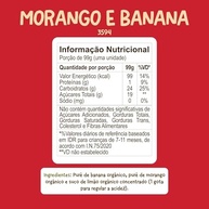 Natuzinho, Kit com 12 Papinhas Orgânicas para Bebê, Sabor Banana e Morango, Sem Açúcar, Aditivos ou Conservantes, Ideal para Introdução Alimentar, 99g cada - imagem 3