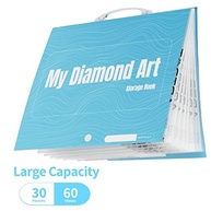 Livro de Armazenamento ARTDOT A3 para Portfólio de Arte com Diamante - 30 Protetores de Bolso - imagem 3