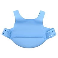 Babador Infantil Silicone Azul com Bolso Coletor - Seguro, Ajustável e Ideal para BLW - imagem 2