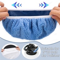 ThinkWork Almofadas de Polimento para Carro - Kit com 10 Peças em Microfibra, Lã e Lã Coral | Ideal para Polimento e Aplicação de Cera Automotiva - imagem 3