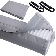 Capa Isolante para Mangueira de Ar Condicionado Portátil - 12,7cm e 15cm - Fácil Instalação com Velcro - imagem 1