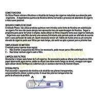 Piteira Branca com Filtro Phasis - Kit 4 Unidades para Parar de Fumar - imagem 3