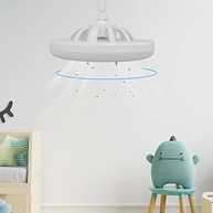 Ventilador de Teto com Luz LED Regulável - 3 Pás Silencioso, Controle Remoto, Ideal para Quarto e Sala - imagem 4