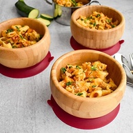 Tigela e Colher de Bambu com Ventosa para Bebês - Avanchy Baby Bowl Orange - imagem 3