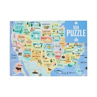 Quebra-Cabeça dos EUA 1000 Peças com Pôster Ilustrado - Descubra os 50 Estados Americanos e Atrações Turísticas - imagem 2