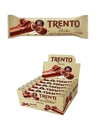 Chocolate Com Wafer Trento Recheio Avelã C/16 - Peccin - imagem 2