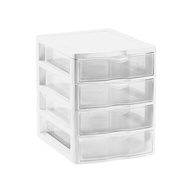 Gaveteiro Pequeno com 4 Gavetas Brancas - Nitronplast Atóxico e Resistente - imagem 1