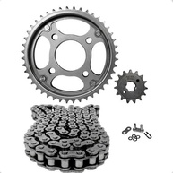 Kit Relação Completo Honda CG Titan Fan 150 com Retentor - Aço 1045 de Alta Performance - imagem 1
