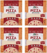 Kit com 4 Massas de Pizza Veganas Sem Glúten e Sem Lactose - Ideal para Dietas Restritivas, Saudável, Compatível com Vários Recheios, Embalagem de175g Cada Unidade - imagem 1