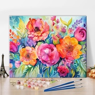 TUMOVO Pintura por Números - Kit Completo com Tela 40x50cm, Tintas Acrílicas e Pincéis para Adultos e Crianças - imagem 1
