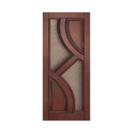 Adesivo Decorativo para Porta de Madeira Marrom Escuro - Transforme Sua Decoração com Estilo - imagem 1