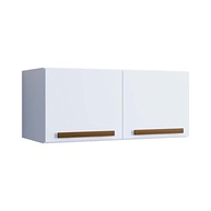 Armário Aéreo Turquesa 70x32cm com 2 Portas - Organização Moderna para Cozinha e Banheiro - imagem 2
