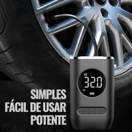 Compressor de Ar Digital Portátil: Calibrador Inteligente com Lanterna LED para Pneus de Carro, Moto, Bike e Mais! - imagem 2