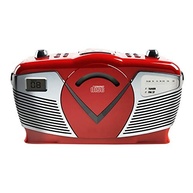 Sylvania Retro Boombox: Caixa de CD Portátil com Rádio AM/FM e Design Nostálgico - imagem 2