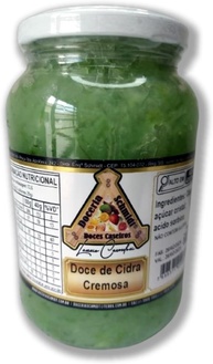 Doceria Schmitd, Doce Artesanal de Cidra Cremosa Schmidt Pote com 600g - imagem 1