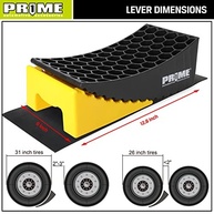 Pr1me Camper Leveler: Kit Completo com 2 Niveladores RV Curvos, Calços e Tapetes Antiderrapantes - imagem 4