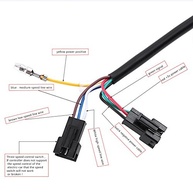 Acelerador Universal para Bicicleta Elétrica Yosoo Health Gear com Display LED 3 Marchas - Prata/Preto - imagem 4