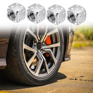Tampas de Válvula de Pneu com Design de Dados Prateados - Estilo e Proteção para Seu Veículo - imagem 4