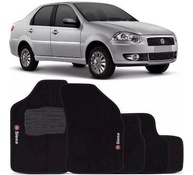 Tapete Automotivo Siena G4 (2008-2012) com Logo Bordado: Proteção e Estilo Premium - imagem 1