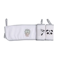 Papi Textil Babete Gifts Papi Friends com Prendedor de Chupeta - 40cm x 40cm - 3 Unidades - imagem 5