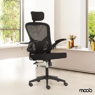 Cadeira Presidente Moob Mesh Ergonômica com Apoio de Braços Ajustável | Design Moderno e Conforto Duradouro - imagem 1