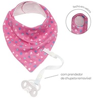 Bandana Coração com Prendedor de Chupeta Buba - Proteção e Estilo para Bebês - imagem 4