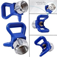 Base Protetora de Ponta Handtite com Rosca Azul 246215 – Proteção Superior para Pistolas de Pintura Sem Ar - imagem 3