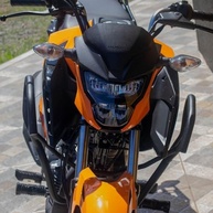 Protetor de Carenagem Premium CG Titan/Fan/Start 160 (2025+) com Pedaleira - Preto Fosco - imagem 5