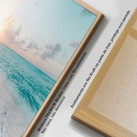 Quadro Decorativo com Moldura - Paisagem de Praia em Alta Definição | Ideal para Sala e Quarto - imagem 3
