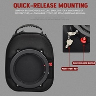 MENAT Bolsa de Tanque para Moto Antifurto Expansível 5-8L com Bloqueio Rápido e Bolso para Celular - imagem 5