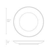 Conjunto com 6 Pratos Rasos Magari - Porto Brasil | Cerâmica Premium Acetinada - imagem 3