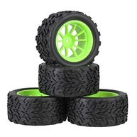 Pneus Hexagonais 12mm Verde para Carros RC 1/10 - Pacote com 4 Unidades - imagem 5