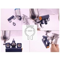 Spray de Tinta com Iluminação LED Recarregável – Sistema de Luz para Pistola de Pintura 2 Cores e 2 Níveis de Brilho | Ideal para Pintura Automotiva e Residencial | ABS Branco/Azul 103g - imagem 4