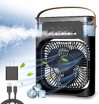 Ventilador Portátil 3 em 1 com Umidificação e LED - Refresque seu Espaço com Estilo - imagem 2