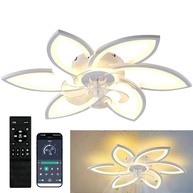 Ventilador de Teto com Luz LED Regulável 30" 6 Pás - Controle Remoto + App - imagem 2