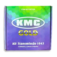 Kit Relação KMC Gold para Yamaha Lander/Tenere 250: Durabilidade e Performance com Retentor - imagem 1