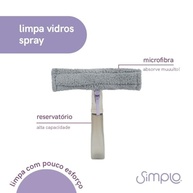 Simplo Limpa Vidros 3 em 1 com Rodo, Spray e Reservatório - Sistema Completo para Limpeza sem Esforço - imagem 5