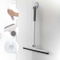 Rodo Multiuso Silicone com Cabo Articulado 360° + Gancho Ventosa – Kit 2 em 1 para Banheiro Seco em Segundos - imagem 5