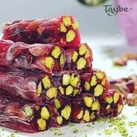 Manjar Turco Doce Árabe de Romã com Pistache em rolinhos 250g OGUT - imagem 3