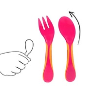 Kit Talher Baby com Case Rosa da Buba - Seguro, Ergonômico e Prático - imagem 2