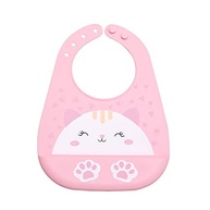 Papi Babador de Plástico Mami Bichus com Bolso Rosa 29cm x 20cm – Prático, Lavável e Estiloso para Bebês - imagem 2