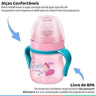 Caneca Aprendizado Lillo Evolution Rosa/Verde - 150ml com Alça Ergonômica e Sistema Antivazamento - imagem 4