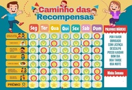 Quadro de Rotina Infantil com Incentivo - Organize Atividades Diárias de Forma Divertida - imagem 1