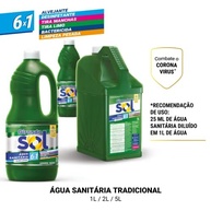 Girando Sol Água Sanitária Verde Tradicional 2L - Alvejante Potente com Cloro Ativo - imagem 2