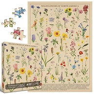 Quebra-Cabeça Vintage de Flores Silvestres 1000 Peças - Decore e Desafie-se com a Beleza da Natureza - imagem 2