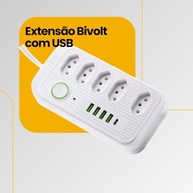 Extensão Elétrica 5 Tomadas com USB-C: Carregamento Rápido e Segurança para Seus Dispositivos - imagem 3