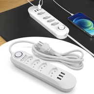 Extensão de Tomada 2m com 4 Tomadas + 3 USB: Potência e Segurança para Seus Dispositivos - imagem 4