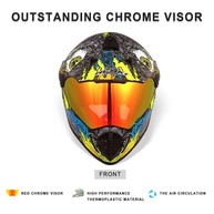 Capacete NENKI Motocross Caveira Verde: Aventura Off-Road com Estilo e Segurança! - imagem 5