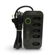 Extensão Premium 2m com 5 Tomadas, 4 USB + 1 USB-C: Carregamento Rápido e Seguro - imagem 3